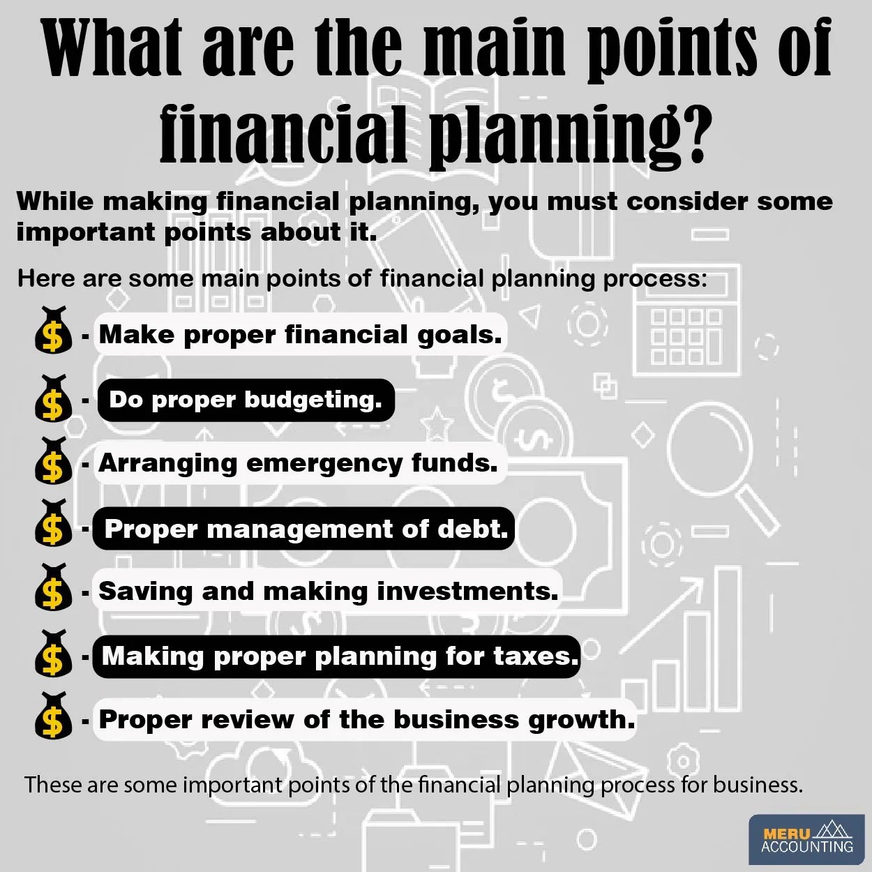 Key Points for Effective Financial Planning